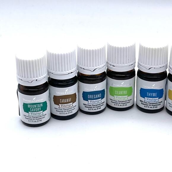 Young Living Bundle of 10 Vitality 100% Pure Essential Oils - 5 ml Bottles - Picture 3 of 4